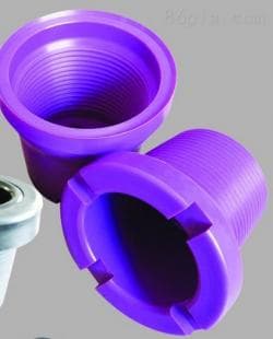 used plastic tube with hdpe pipe end cap on stock